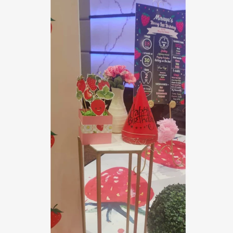 Berry First Birthday Decor